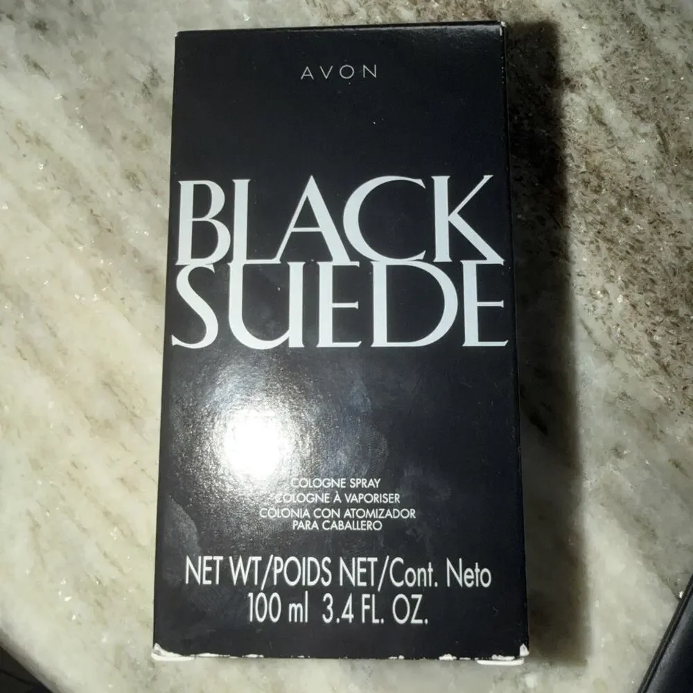 Avon Black Suede Cologne Spray 2000 3.4 oz 100 ml For Men NOS NEW